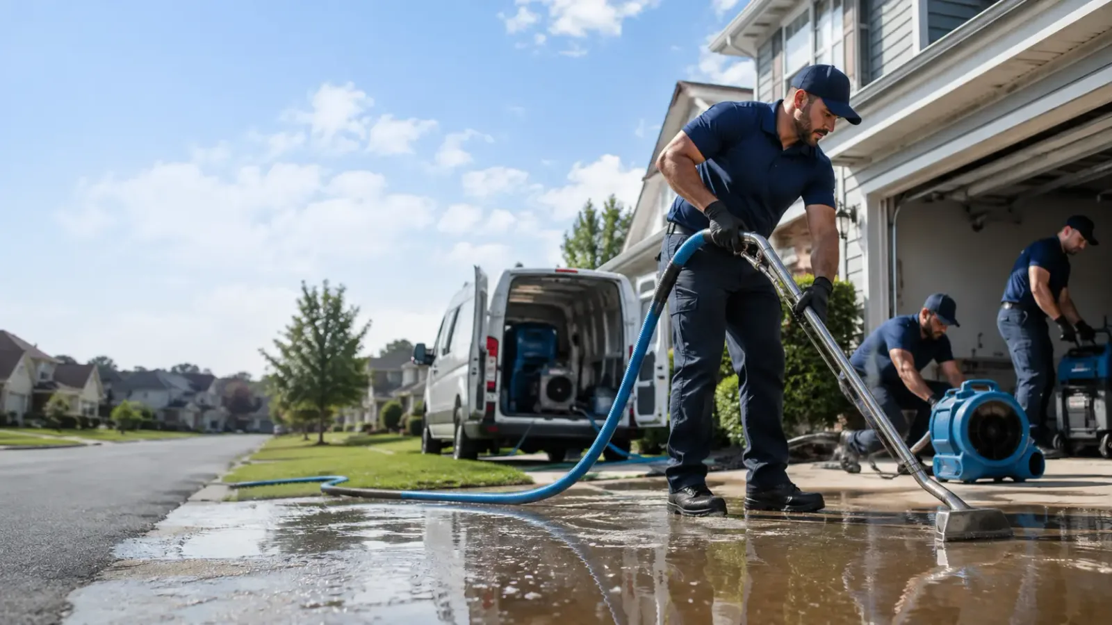 Flood Damage Restoration in Moffett, OK